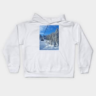 Ski Ride Kids Hoodie